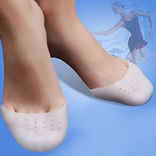 SUPVOX 1 Pares de Biqueira de Gel de Silicone para Balé, Ponteiro de Dança, Sapatos de Dedo, Proteto