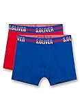 s.Oliver Jungen Shorts im Doppelpack Boxershorts, Blau (Nautical Blue 50060), (Herstellergröße: 164) (2er Pack)
