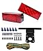 MaxxHaul 70468 12V LED Low Profile Submersible Rectangular Trailer Light Kit