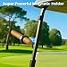 Frstem 8 Pack Magnetic Holder for Golf Cart, Black Golf Cart Accessories Fits 34 to 70 Ring Gauge Portable Clip Holder Golf Gifts for Men Outdoor Fishing, Grilling, Camping & Traveling
