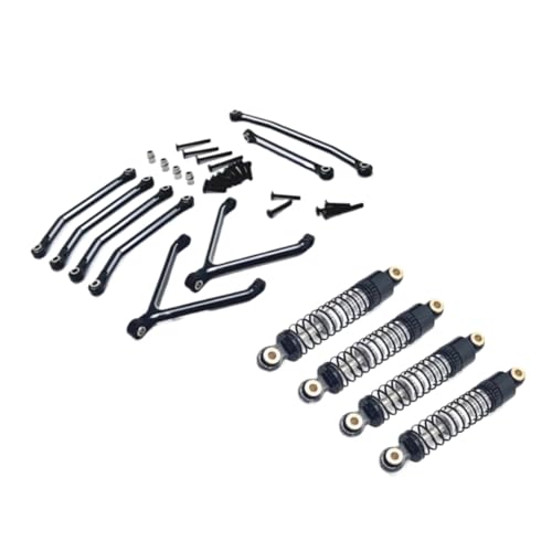 RC_p[VbNAu\[o[ For FMS For FCX24 1/24 ^??AbvO[h tr[Nvbh VbNAu\[o[ RCgbNԗ J[p[c ANZT[ AbvO[h p(Black)