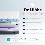 Julius Zöllner Materac dziecięcy Dr. Lübbe Air Premium Flex, 3-warstwowa, zimna pianka, zdejmowana poszewka FRESH&DRY Flex, średni