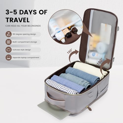 LOVEVOOK Travel Backpack for Women Men, Personal Item Carry On Backpack Airline Approved - Image 4