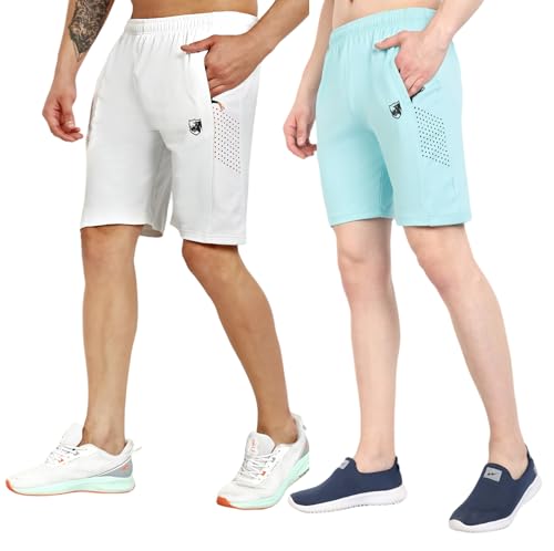 Image of RynoGear Shorts for Men with Zipper Pocket (Pack of 2)