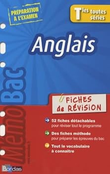 Paperback MEMOBAC REVISION ANGLAIS TERM [French] Book