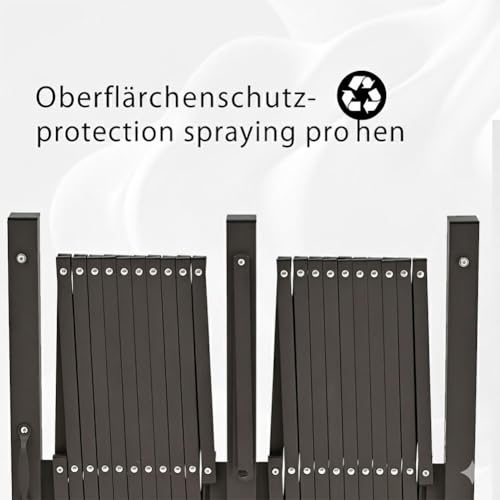 GYMTIME Scherengitter Ausziehbar, Absperrgitter Outdoor, Mobiles Absperrung Metallbarrikade, leicht zu montierende Absperrkette mit Rollen für den Garten,7 Meter, Braun