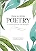 How to Write Poetry: A Guided Journal with Prompts