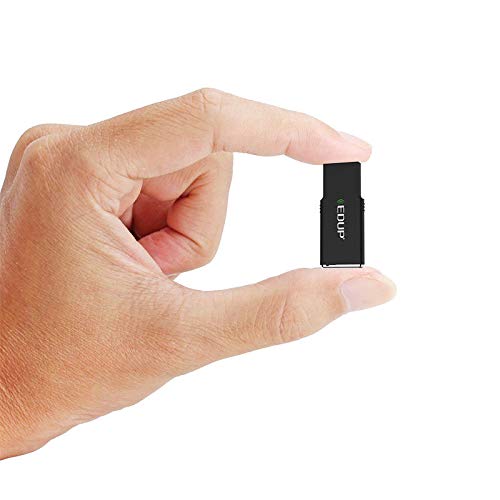 WiFi Adapter AC 600 Mbps USB Wireless Network Extended Range Receiver Dongle Internal Antenna Realtek Dual Band 2.4/5 Ghz Mini for Windows Mac Linux - 600Mbps AC600