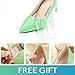 Metatarsal Pads Ball of Foot Cushion (Free Heel Shields)– Soft Feet Cushioning – Mortons Neuroma Callus Pain Relif - Clear Reusable Insoles - Bunion Forefoot Pad Support - Gel Inserts for Women Men