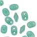 Czech Glass Super Duo 2-Hole Seed Beads 5.5x3.5mm Turquoise (8 Grams)