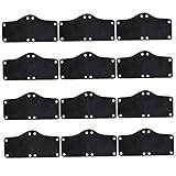 HOMOCONO 12pcs Polyester Kateboard Helmet Sweat Liner Hard Hat Sweatband Black Helmet Sweat Band Sweatband for Hard Hat