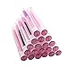 20 Pcs Pink Lash Disposable Mascara Brushes Diamond Eyelash Spoolies Makeup Brush Mascara Wand in Sanitary Tube Lash Supplies