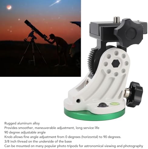 Equatorial Wedge, Equatorial Telescope Mount, Telescope Mount S50 Equatorial Wedge, Aluminum Alloy Telescope Equatorial Wedge Adjustment Telescope EQ Mount