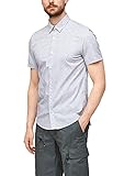Kragen s.Oliver Herren Slim Fit: Gemustertes Kurzarmhemd white AOP XL