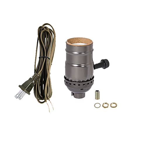 Miniatura 4 de B&P Lamp Portalámparas de Bronce Antiguo con Juego de Cable a Juego y Herrajes Básicos