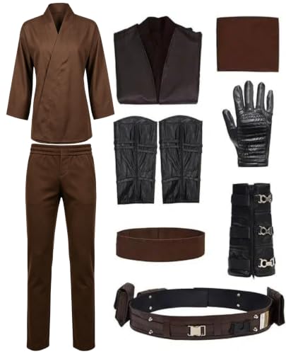 Taeyue Anakin kostuum heren Cosplay outfits set Halloween carnaval party pak volwassenen, S