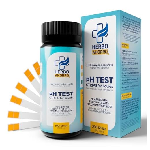 Kit de Tiras Medidoras de pH 0-14 - Test Rápido y Preciso para Agua, Acuarios, Piscinas, Hidroponía, Jardinería, Alimentos y Laboratorio - 100 Unidades
