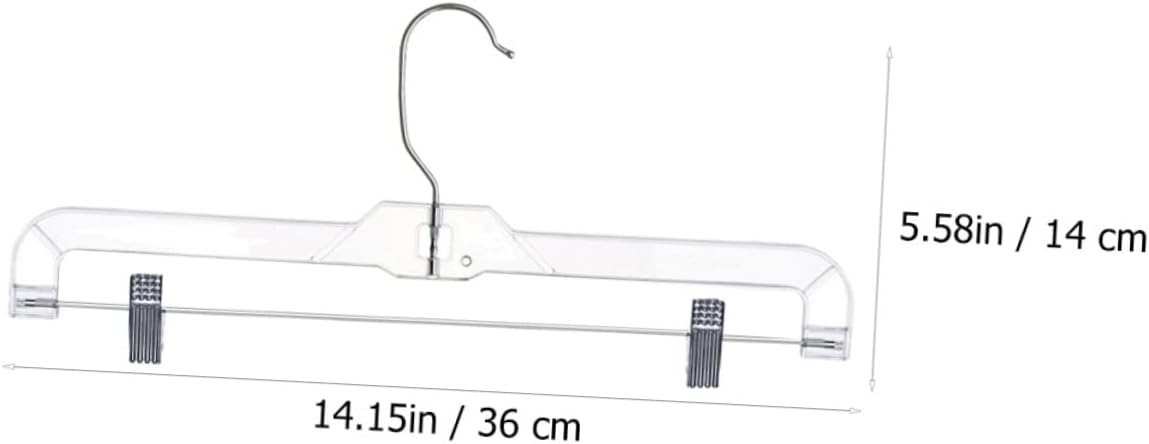 10pcs Multi-Function Telescopic Pants Rack Boys and Girls Pants Hangers Hook Skirt Hangers for Closet Space Saver