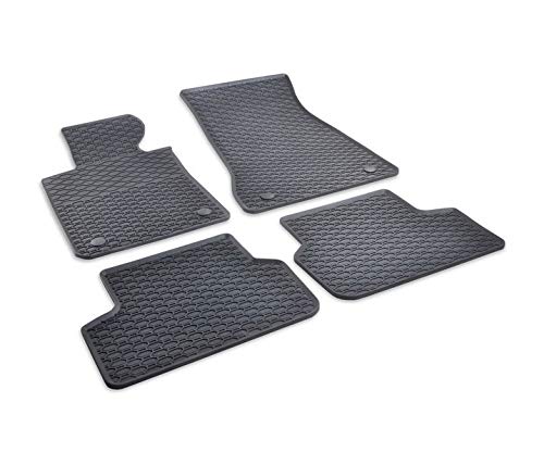 Tapis de sol voiture caoutchouc noir contre la saleté pour BMW Série 5