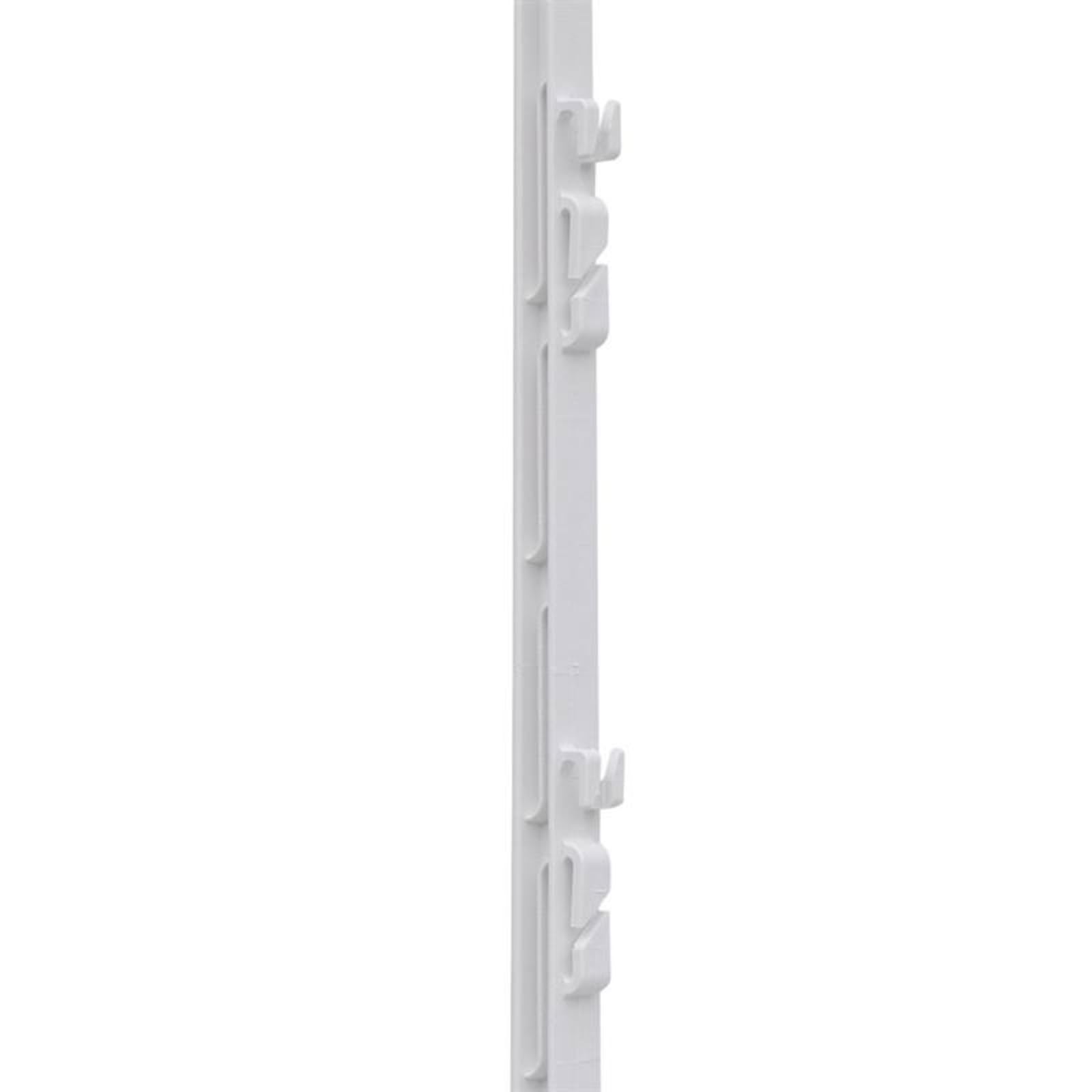 Paletti per Recinti Elettrificati 10pz, Pali in Plastica per Elettrificatori con Punta Zincata – Recinzione Elettrica per Cavalli, Pecore e Bestiame, Con Doppio Poggiapiede (105 cm)