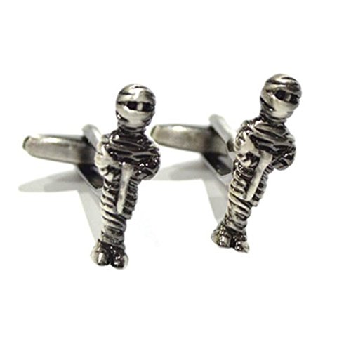 Mancuernillas para hombre acabado antiguo momia egipcia miniatura 1