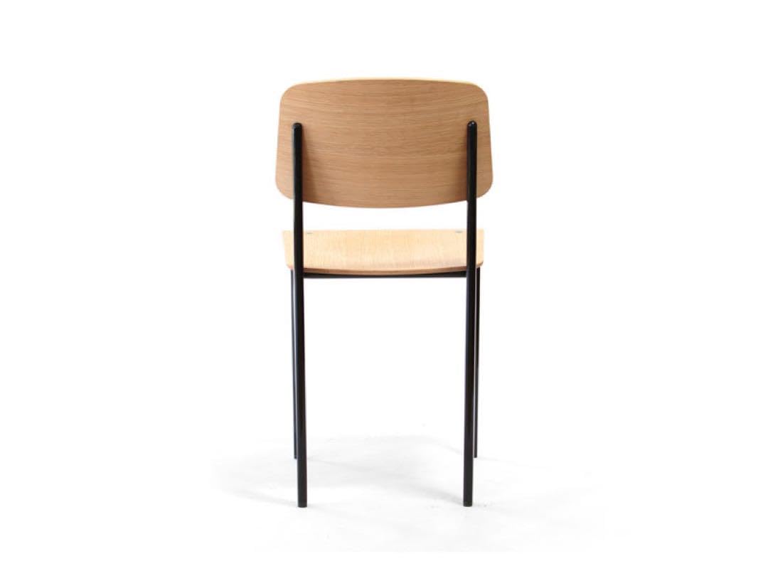 Amazon.co.jp: 名作 Jean Prouve STANDARD CHAIR 椅子リプロ : ホーム 
