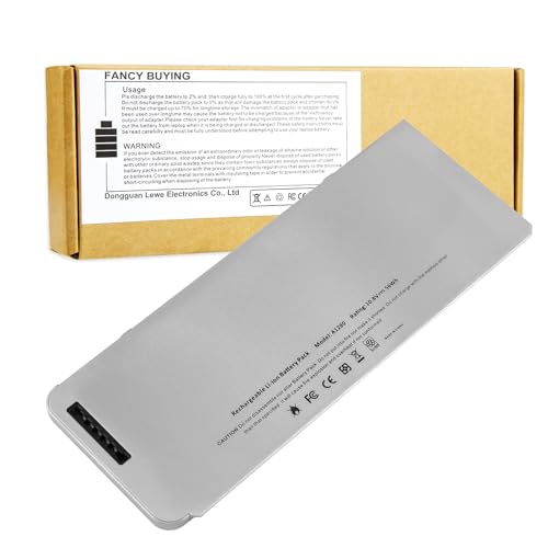 Fancy Buying 56Wh A1280 Laptop Battery for Apple A1280 A1278 (2008 Version) MacBook 13-Inch Series, Compabiel for MB771G/A MB467LL/A MB466LL/A