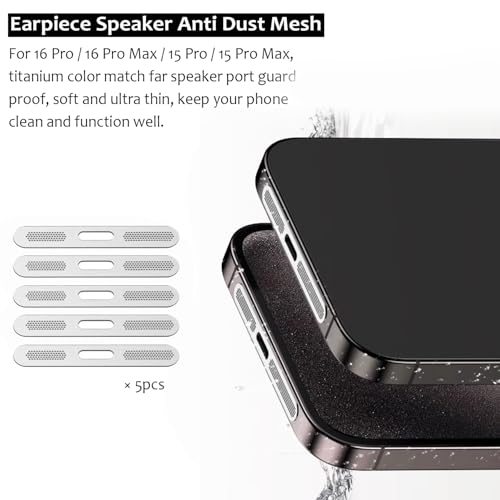 8 Packs New Dust Plug, Phone Accessories for iPhone 16 15 Plus/Pro/1Pro Max, USB C Cover Cap, USB C Port Cleaner, Phone Speaker Cover, with Cleaning Kit (Silvery)
