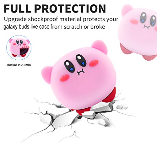Cute Cover For Galaxy Buds Pro Case/Galaxy Buds 2 Case/Galaxy Buds Live Case, Alquar 3D Cartoon Anime Design Shockproof Silicone Protective Cover For Samsung (New Star Kabi) #TOP3