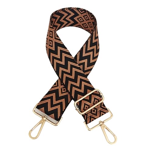 Miaherry Bandouliere de Rechange Reglable, 5 cm Large Sangle de Sac a Main Remplacement, Sangle de Rechange Universelles mit Boucle Dore pour Femme Sac à Main, Sac à Bandoulière Accessoires