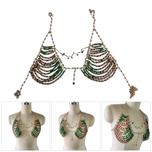 Sujetador de cristal de alta pureza y joyería corporal exclusiva para top de fiesta 2