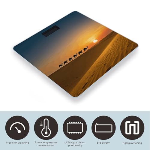 Báscula de Baño Digital Silueta Camello Desierto 400 lb miniatura 3