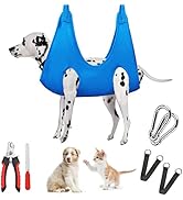 ZVBBON Dog Nail Trimming Hammock, Dog Grooming Hammock for Dog Nail Hammock Breathable Dog Sling ...