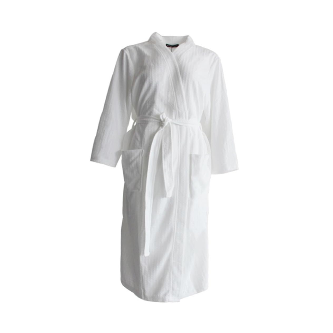FRCOLOR Peignoir Taille Xxxl en Polyester pour Couple Blanc Pratique Absorbants et Séchage Rapide Manches 3/4, Vêtements D'intérieur pour Printemps