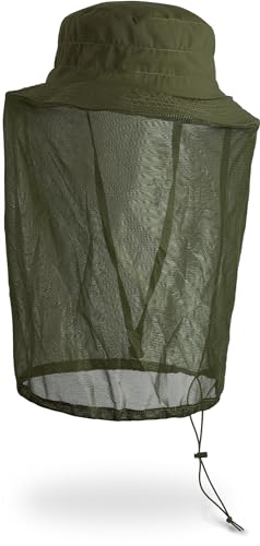 Chapeau de pêche pliable Storfisk avec moustiquaire
