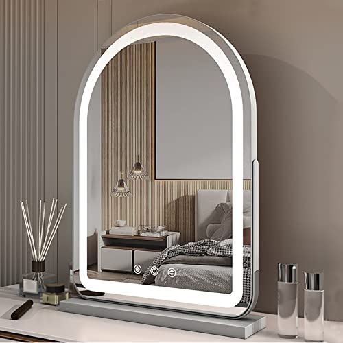 Espejo de maquillaje con luz LED regulable que elimina las sombras al maquillarte