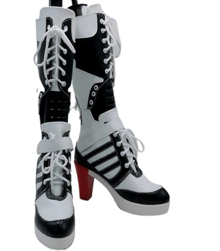 MKcos Cosplay Boots boot Shoe Shoes made for Suicide Squad Harley