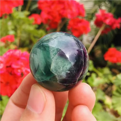 Fluorite quartz crystal ball 4cm pour décoration maison