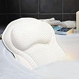 [Starke Saugnäpfe] Die 6 Saugnäpfe halten das Kissen sicher auf der Badewannenoberfläche und sorgen dafür, dass sich das Kissen nicht leicht bewegt. Währenddessen kann es auf jeder glatten Oberfläche verwendet werden und bietet Ihnen Komfort und Bequemlichkeit!