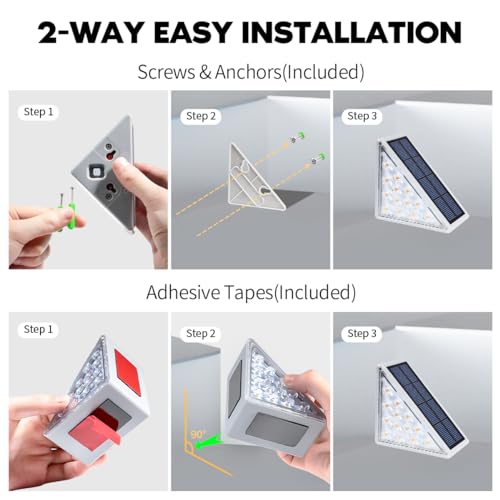 Sunlight Encounter SL002-WARM WHITE-02P Solar Motion Sensor Step Light Waterproof Ip67 thumb #5
