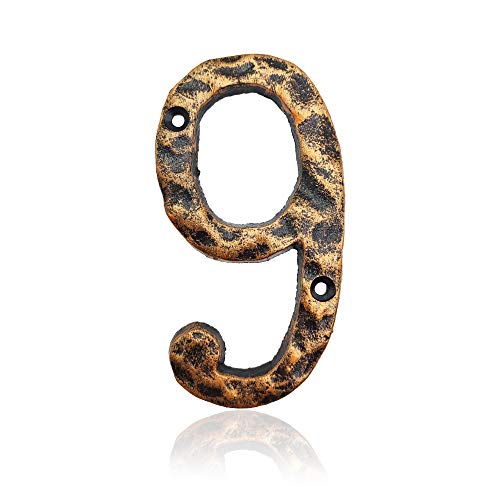 Jerrybaby Rustikale Gusseisen Hausnummer 15,2 cm