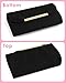 TINDTOP Clutch Purses for Women Evening Handbags for Formal Wedding Party Cocktail Prom Crossbody Shoulder Envelope Bag (Black)