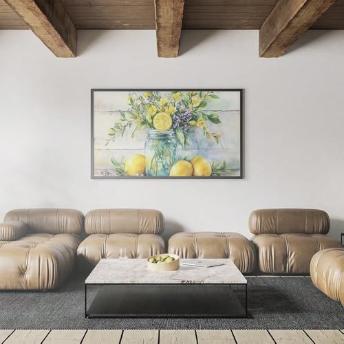 Peinture sur toile grand format pour décoration murale - 4