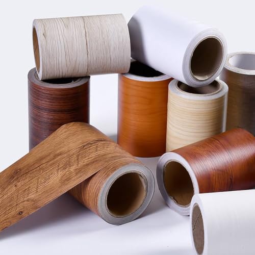 Image of 2.2 Inch x 15 Feet Brown Wood Grain Repair Tape for Wood Surfaces, Waterproof, DIY, Arts and Craft