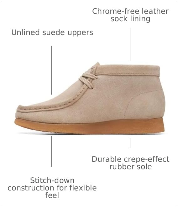 Image of Clarks - Kids Wallabee O Boot