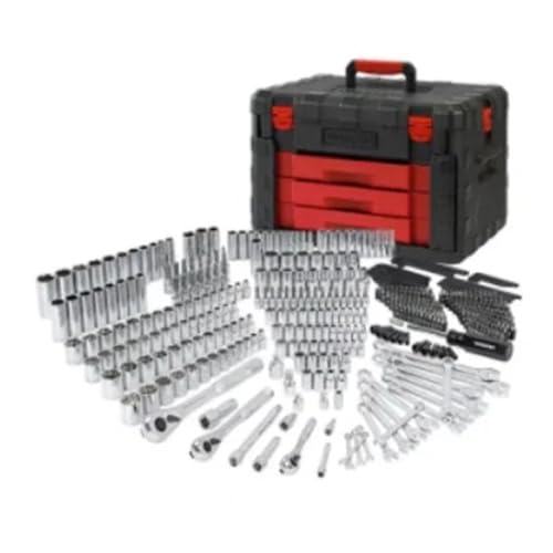 LahAir Juego de Herramientas for reparación de automóviles, Llave de Vaso, Juego de Herramientas manuales mecánicas con cajón