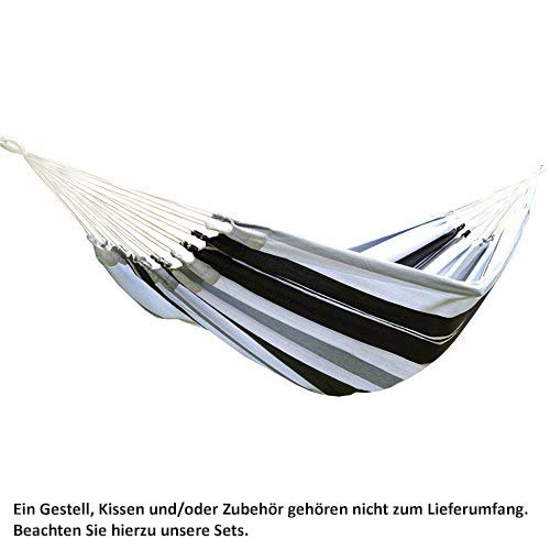 Preisvergleich Produktbild Lola Premium 2 Personen Hängematte Jamaica Negro Elegance