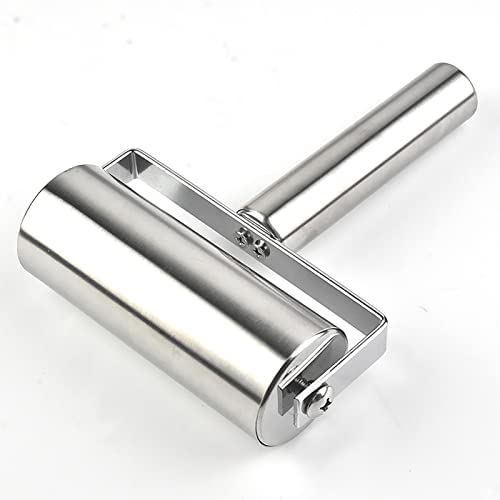 Pastry Pizza Roller, Non Stick Smooth Stainless Steel Rolling Pin Metal Kitchen Utensils, for Baking Dough, Pizza, Pie, Pastries, Pasta, Cookies