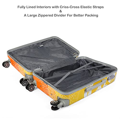 Image of Polo Class 2Pc Set Trolley Bag (20 /24 inch) - Orange