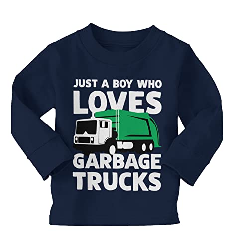 Just A Boy Who Loves Garbage Trucks Infant/Toddler Cotton Jersey T-Shirt